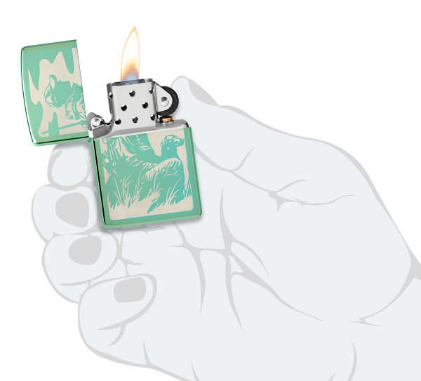 Zippo 60.007.663 vžigalnik Hunter& His Dog