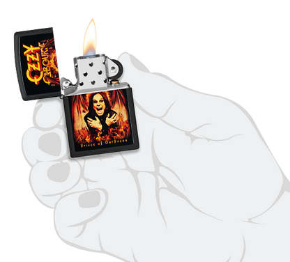 Zippo 47082 vžigalnik Ozzy Osbourne, Black Matte