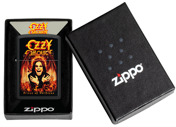 Zippo 47082 vžigalnik Ozzy Osbourne, Black Matte