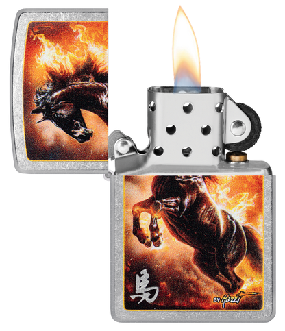 Zippo 47105 vžigalnik Fire Horse by Mazzi