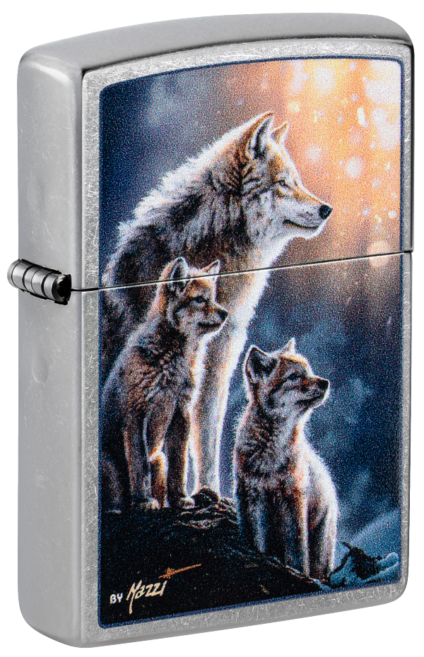 Zippo 47106 vžigalnik Wolf Pack by Mazzi