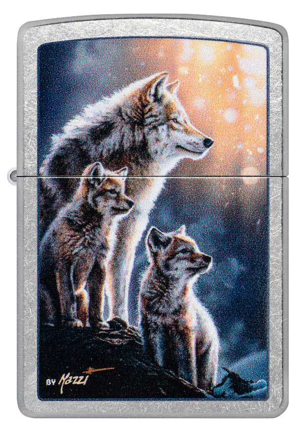 Zippo 47106 vžigalnik Wolf Pack by Mazzi