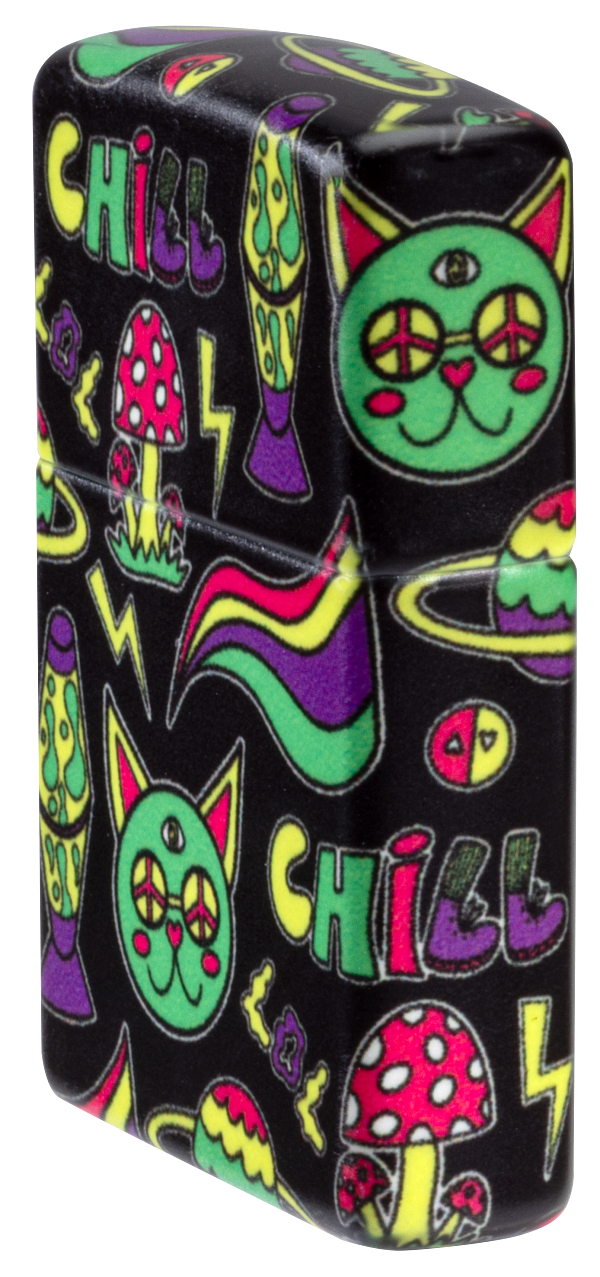 Zippo 47114 vžigalnik Psychedelic Sticker Chill Design