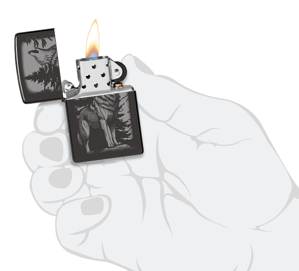 Zippo 47117 vžigalnik Howling Wolf