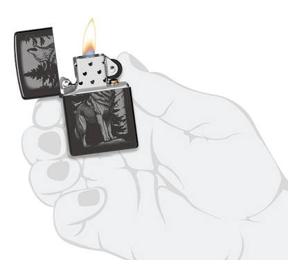 Zippo 47117 vžigalnik Howling Wolf