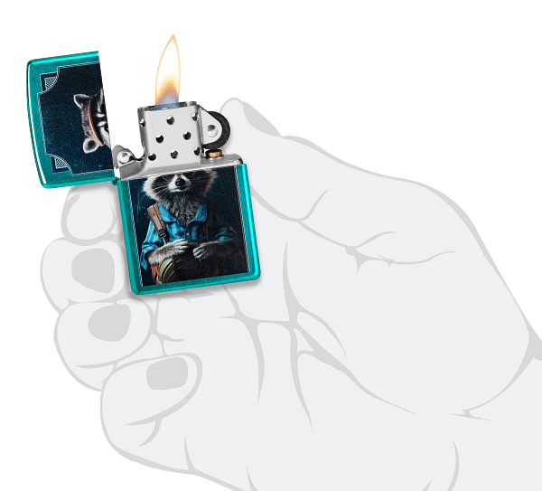 Zippo 47130 vžigalnik Hiker Raccoon