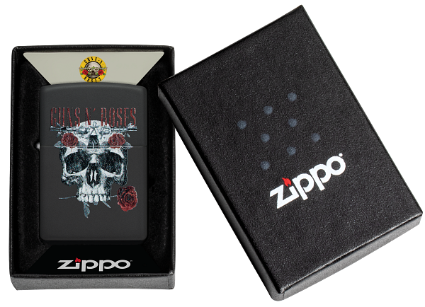 Zippo 47227 vžigalnik Guns'N'Roses, Skull and Roses
