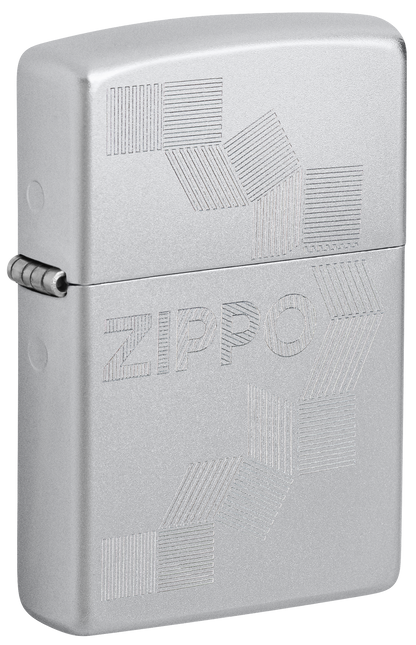 Zippo 47456 vžigalnik Zippo Pattern, Satin Chrome
