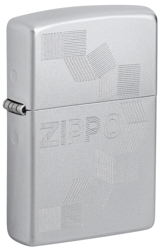 Zippo 47456 vžigalnik Zippo Pattern, Satin Chrome