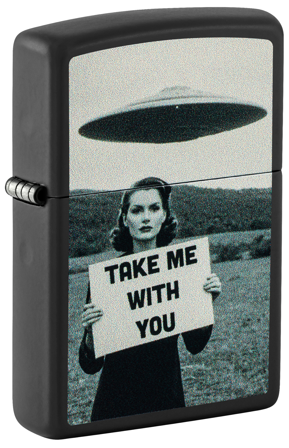 Zippo 47467 vžigalnik Take Me With You, Black Matte