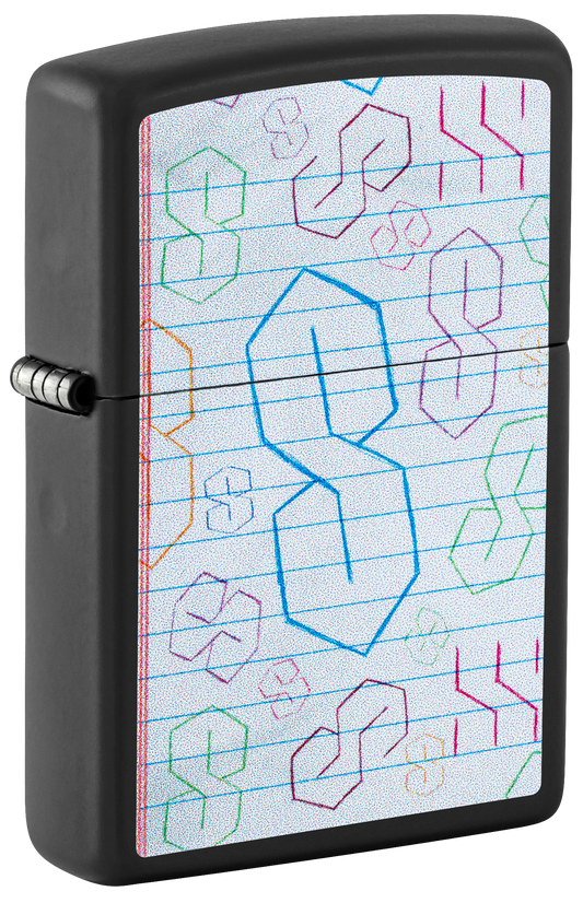 Zippo 47477 vžigalnik The Cool S Doodle, Black Matte