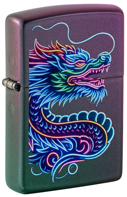 Zippo 47527 vžigalnik Neon Dragon, Iridescent