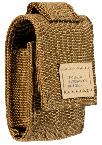 Zippo vžigalnik 49401 Black Crackle in etui Coyote Pouch