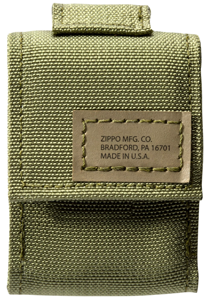 Zippo vžigalnik 49400 Black Crackle in etui OD Green Pouch