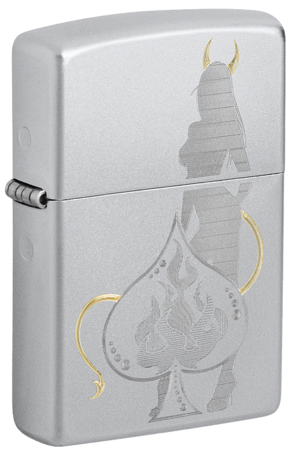 Zippo vžigalnik 48658 Devilish Girl & Ace