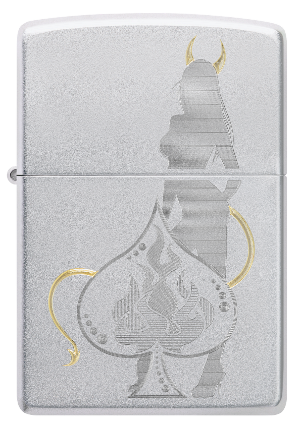 Zippo vžigalnik 48658 Devilish Girl & Ace