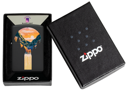 Zippo vžigalnik 48676 Mountain Waterfall UV