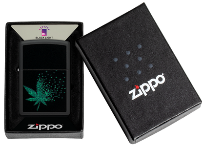 Zippo vžigalnik 48677 Pixel Cannabis UV