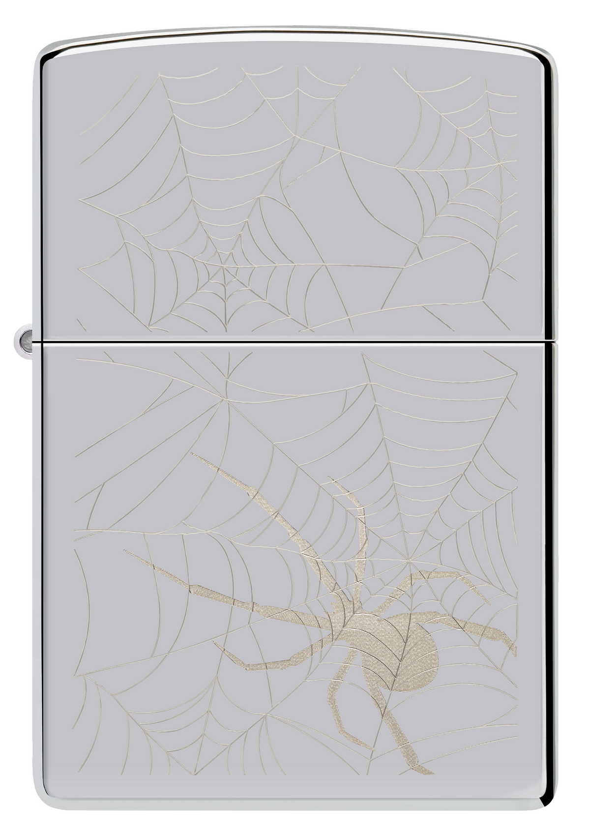 Zippo vžigalnik 48767 Spider Web, High Polish Chrome