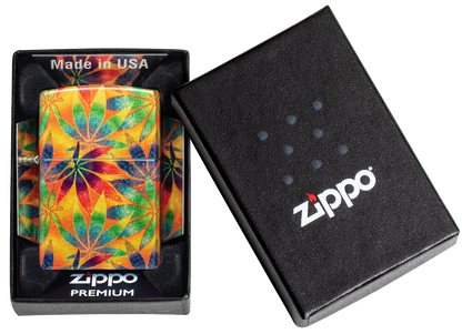 Zippo vžigalnik 48776 Cannabis Tumbled Brass