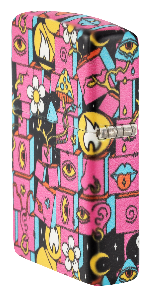 Zippo 48779 vžigalnik Abstract Pink, Glow in the Dark