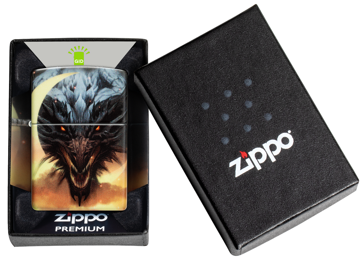 Zippo vžigalnik 48934 Dragon Glow in the Dark