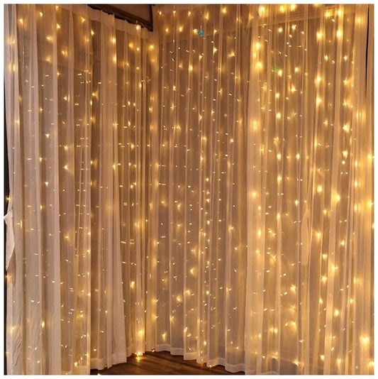Entac 985107 Novoletne lučke - zavesa bela 150 LED 1,5x1,5 m