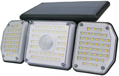 Reflektor solarni senzor IR 3 glave 2.3W 373lm SMD IP44 ESL3H-122SMD-IR