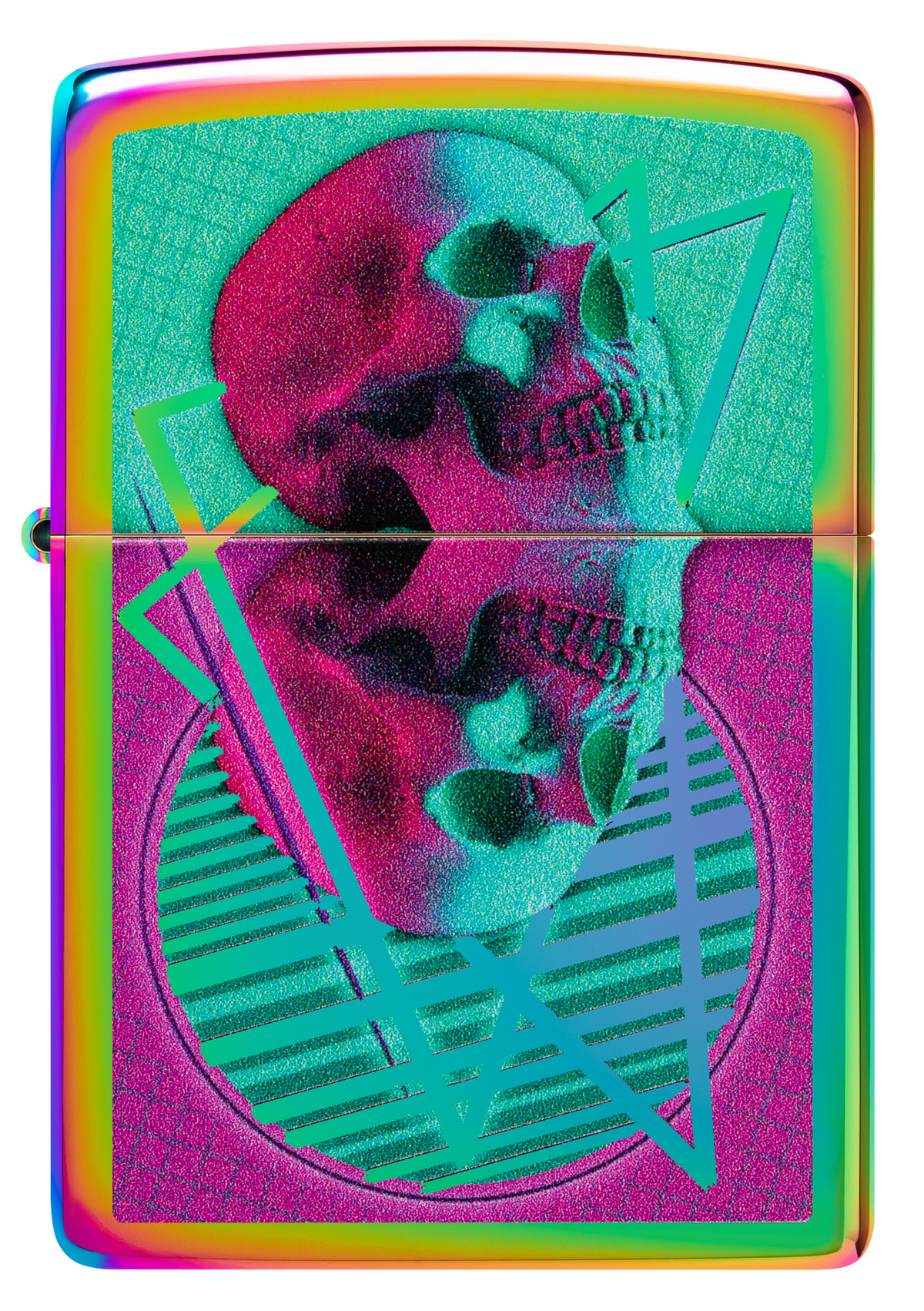 Zippo 60.006.889 vžigalnik Skull Mirrored
