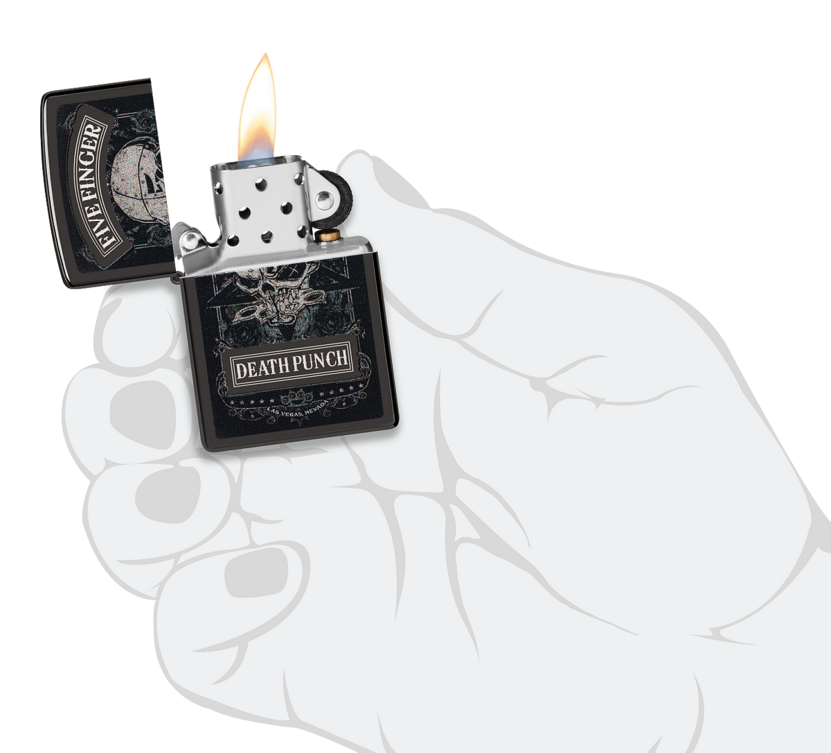 Zippo 60.007.797 vžigalnik Five Finger Death Punch - Skull