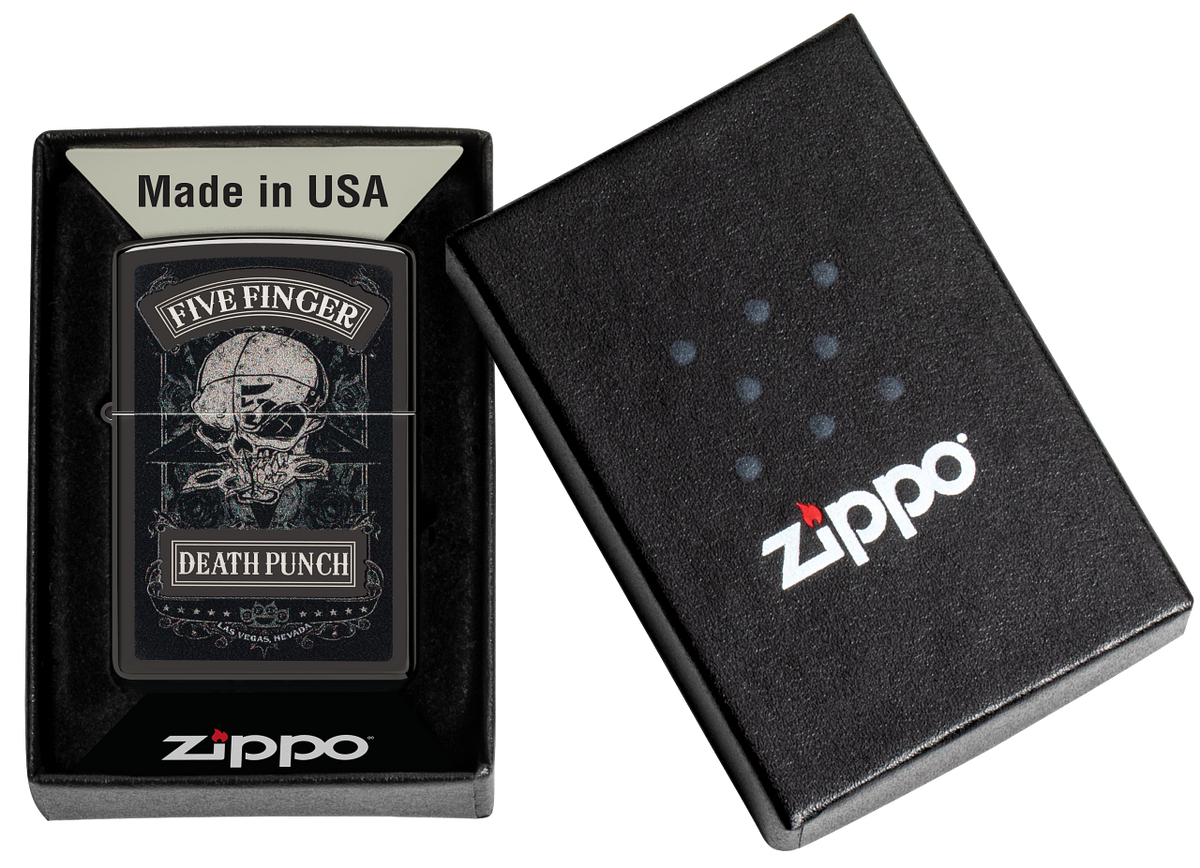 Zippo 60.007.797 vžigalnik Five Finger Death Punch - Skull