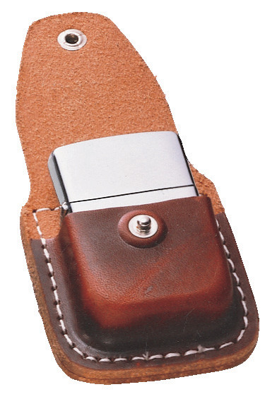 Zippo 67010 Etui za vžigalnik na kovinsko sponko, Rjav