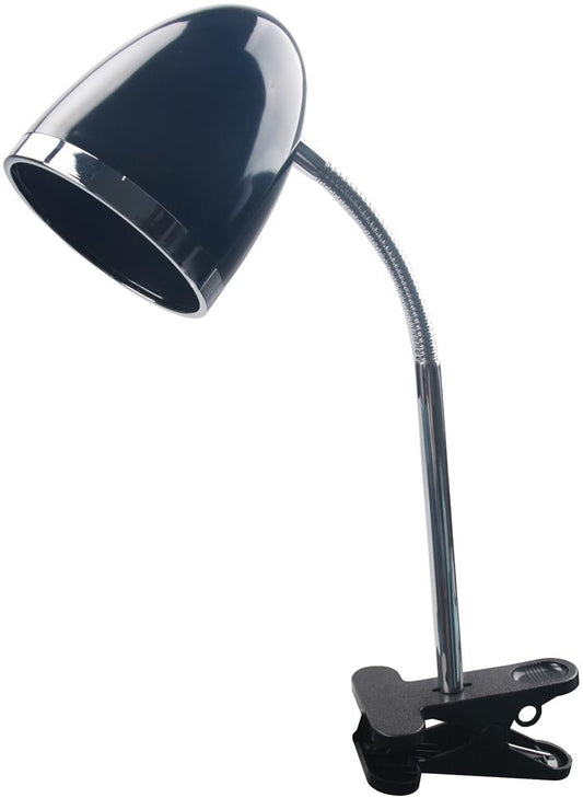 Svetilka namizna Basic s klipom E27 max 15W črna LED, ABDL-CLIP-B-15W