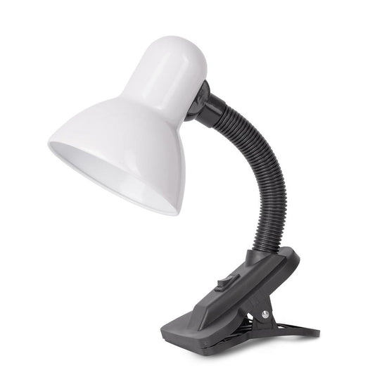 Svetilka namizna Basic s klipom max 60W bela LED, ABDL-CLIP-W-60W