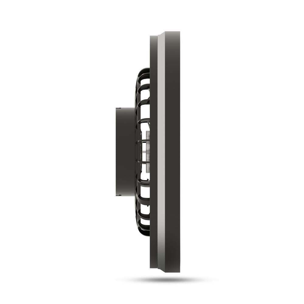 Svetilka stropna z ventilatorjem Wanda 2x24W+15W motor IR remote črna AFCLCCT-48W-15W-WAB