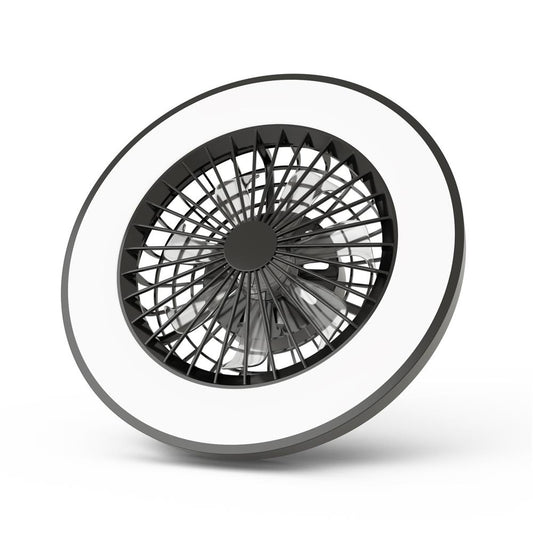 Svetilka stropna Whitney z ventilatorjem, Črna, AFCLCCT-48W-15W-WHB