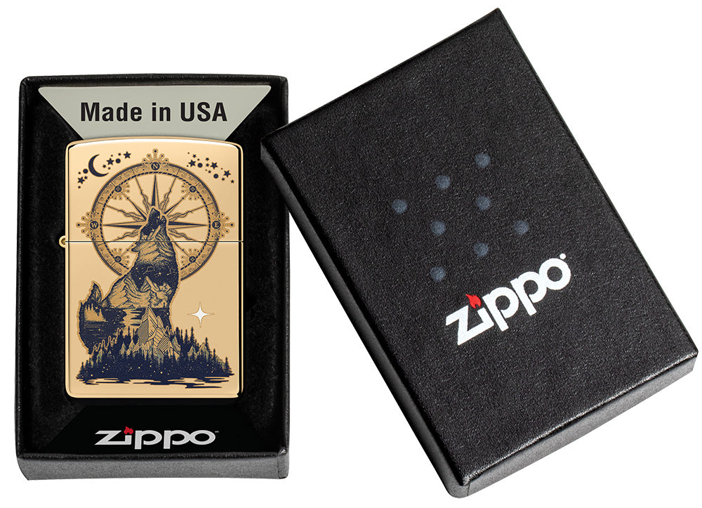 Zippo vžigalnik 36074 Howling Wolf