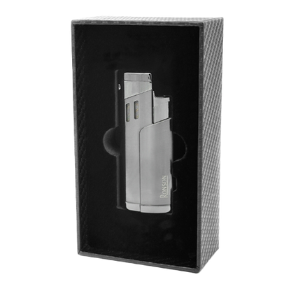 Ronson 115001 Vžigalnik plinski Jet Flame Cyclon siv