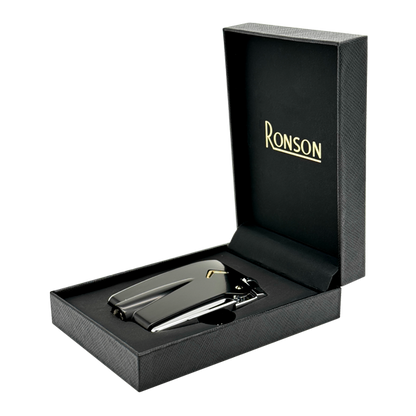 Ronson 100004 Vžigalnik plinski Premier Vareflame črn 100004