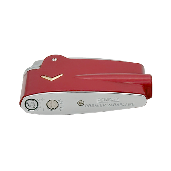 Ronson 100005  Vžigalnik plinski Premier Vareflame rdeč