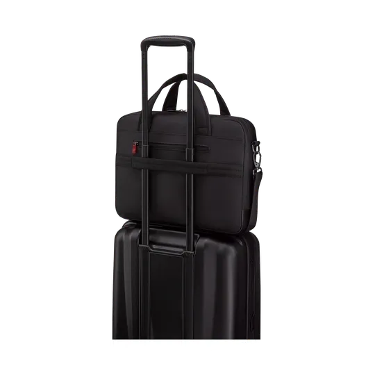 Poslovna torba Wenger 653496 Altair za laptop 14", tablico 25cm, Črna
