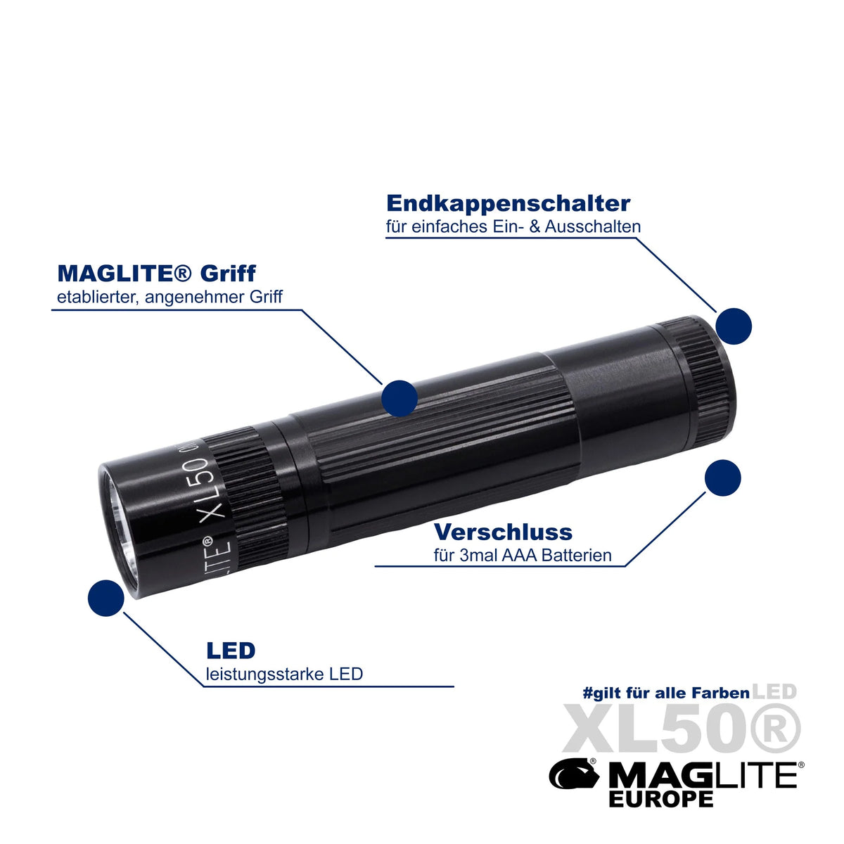 Maglite XL50-S3SZ7 svetilka XL50 3xAAA LED