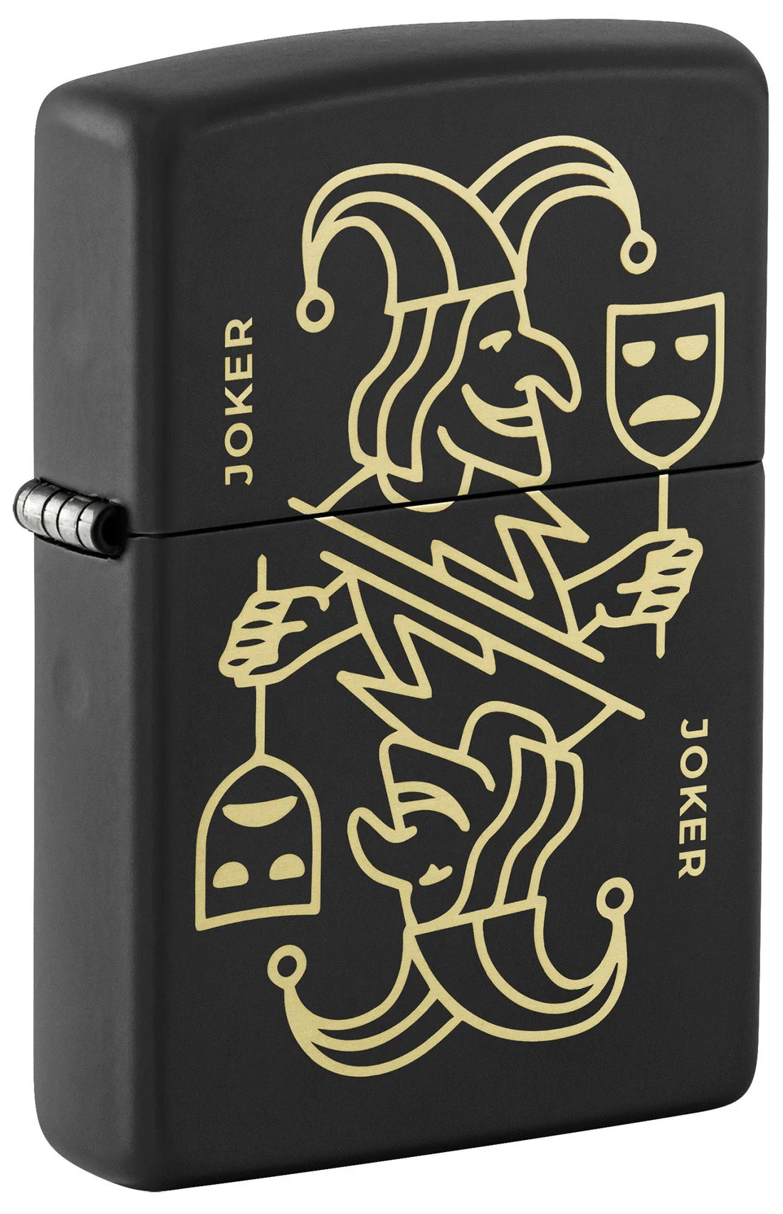 Zippo 46290 vžigalnik Joker Card Black Matte