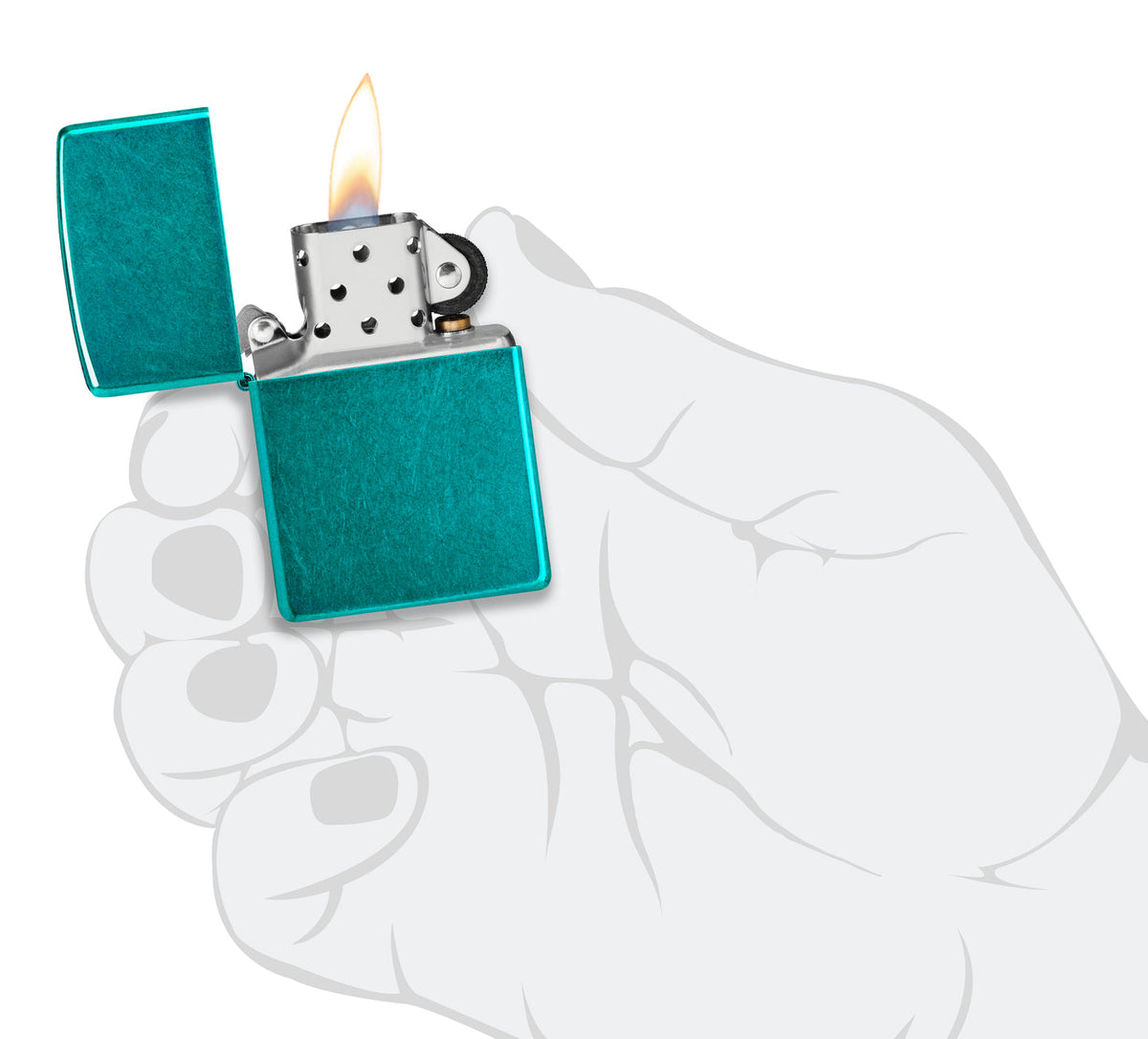 Zippo 24004 vžigalnik Candy Teal Matte