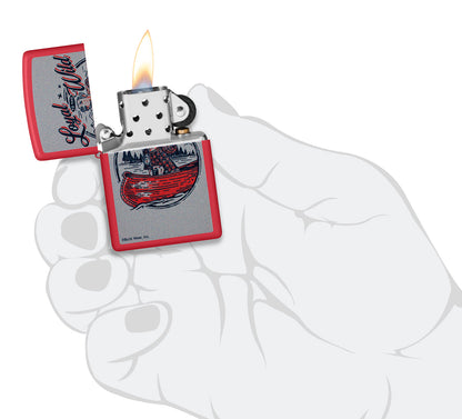 Zippo 46591 vžigalnik Loyal to the Wild by Buck Wear