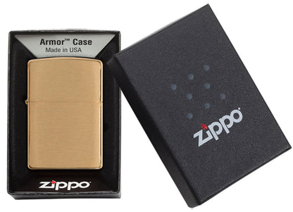 Zippo vžigalnik 168 Brushed Brass Armor®