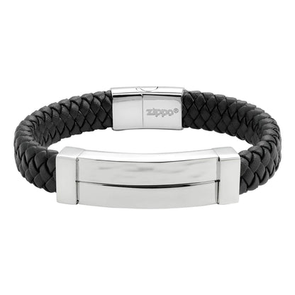 Zippo 2007175 Zapestnica Braided Leather 22 cm
