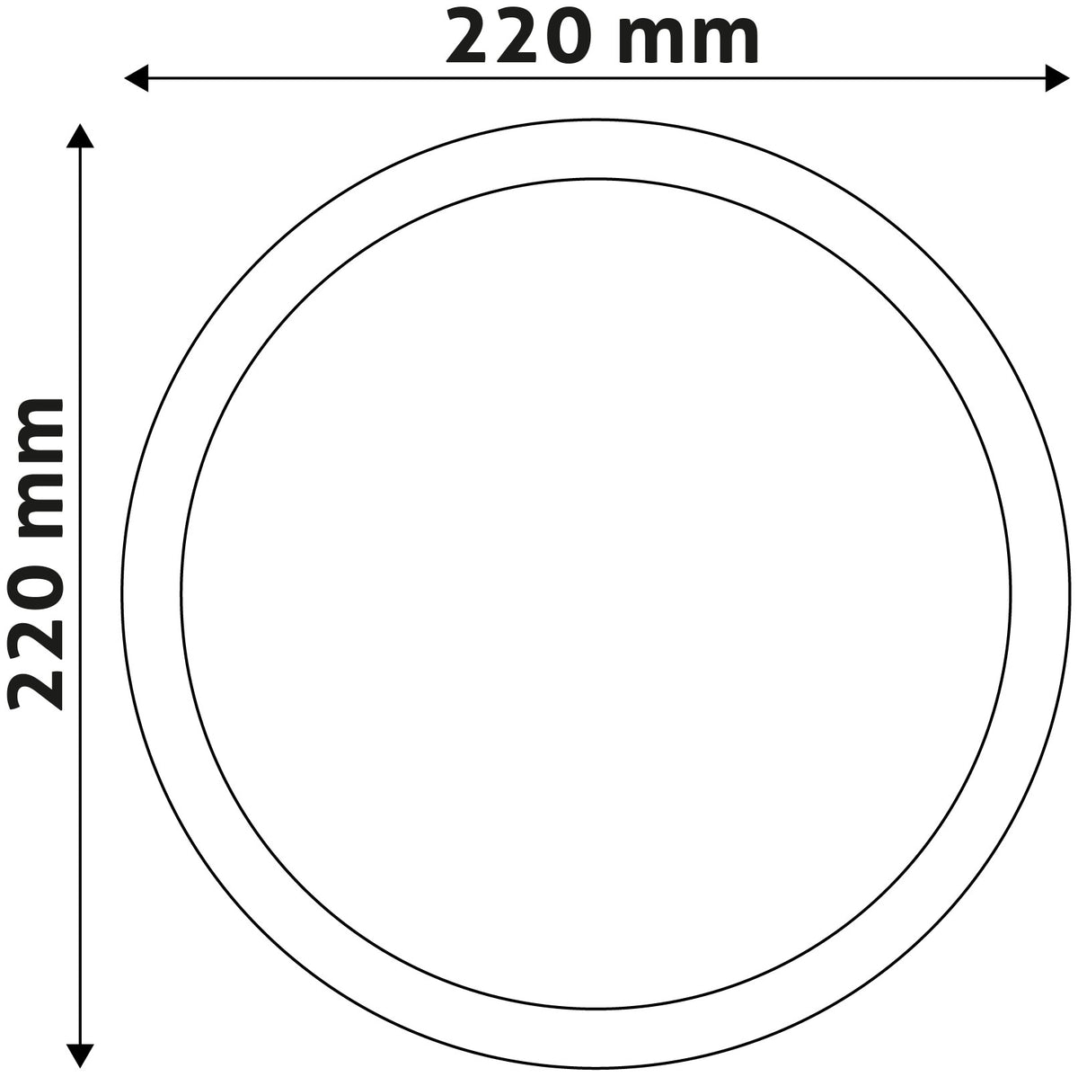 Avide 81925 Stropna svetilka LED 18W NW 1490 lm