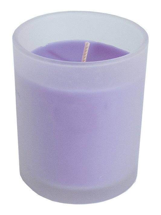 Roura 333033.091 Sveča v brušenem steklu Lavander