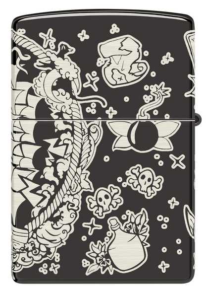 Zippo vžigalnik 48398 Tattoo Pirates